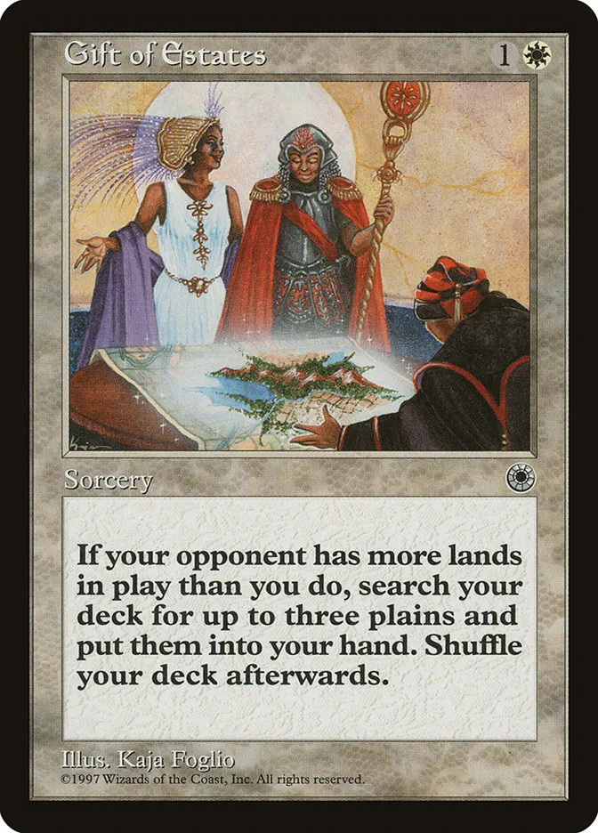 1997 Portal Gift of Estates rare #17 rare card image