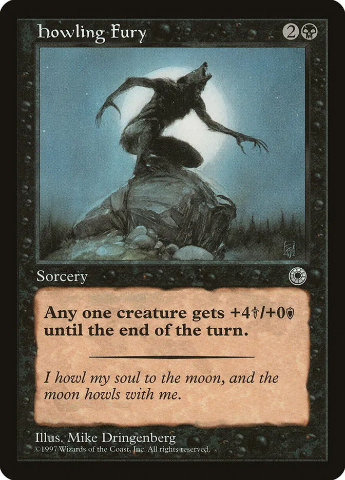 1997 Portal Howling Fury common #97 common card image
