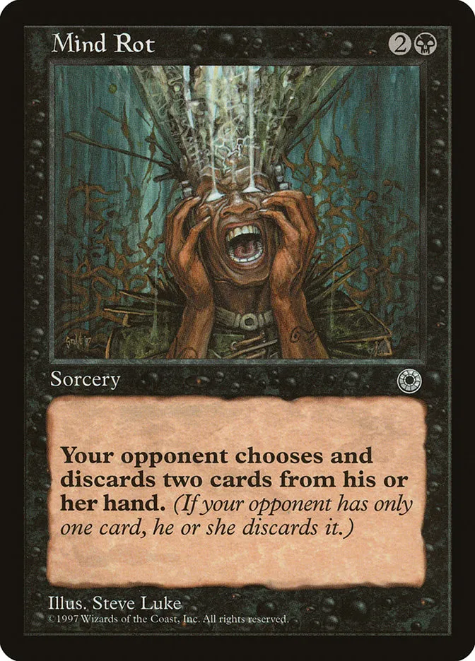 1997 Portal Mind Rot common #101 common card image