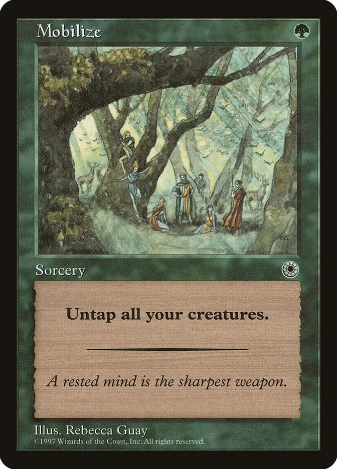 1997 Portal Mobilize common #172 common card image