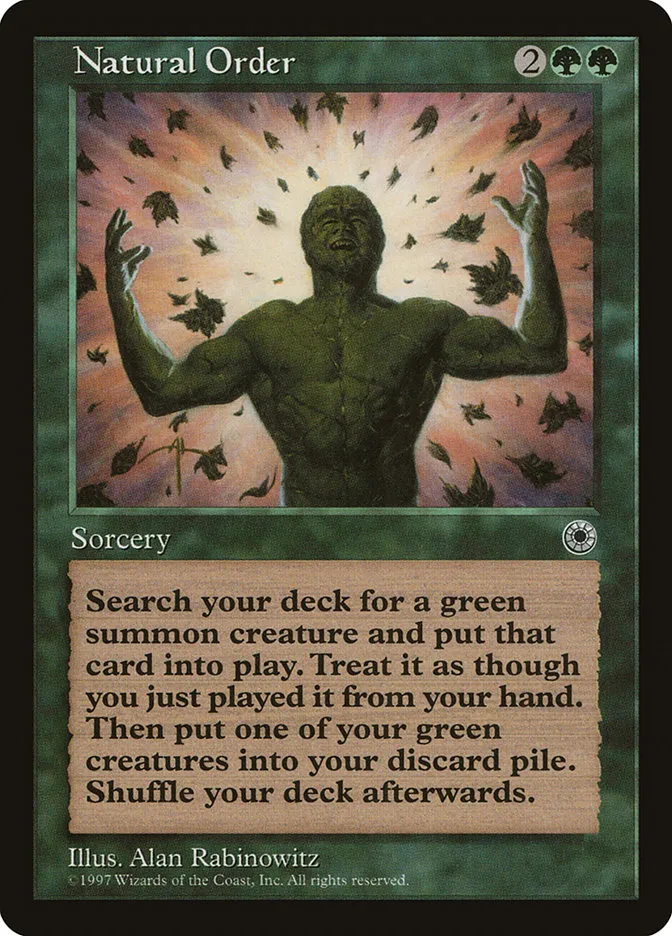 1997 Portal Natural Order rare #175 rare card image