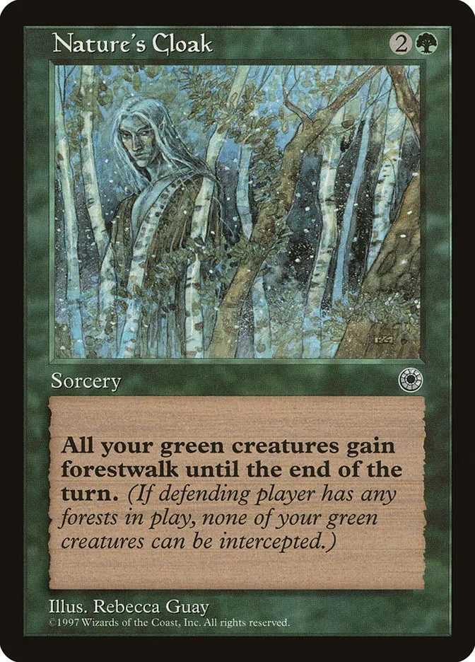 1997 Portal Nature's Cloak rare #177 rare card image