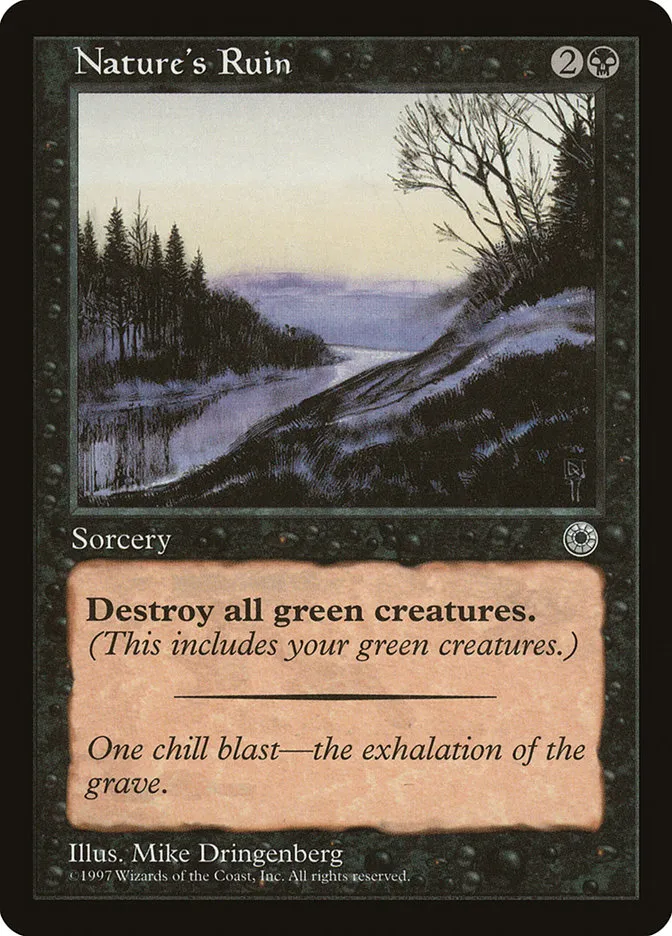 1997 Portal Nature's Ruin uncommon #103 uncommon card image