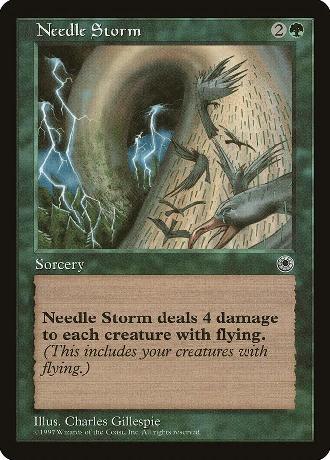 1997 Portal Needle Storm uncommon #179 uncommon card image