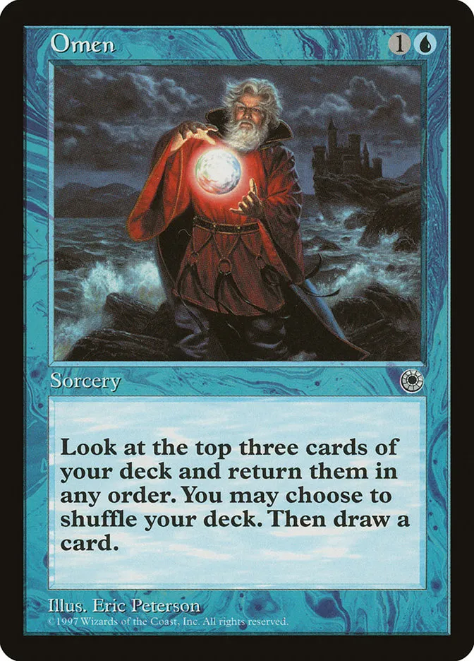 1997 Portal Omen common #62 common card image