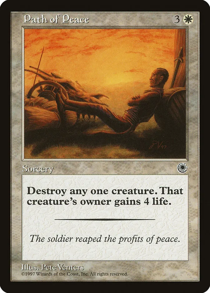1997 Portal Path of Peace common #21 common card image