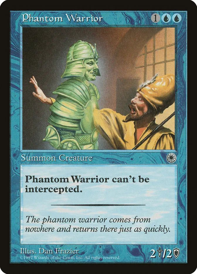 1997 Portal Phantom Warrior rare #65 rare card image