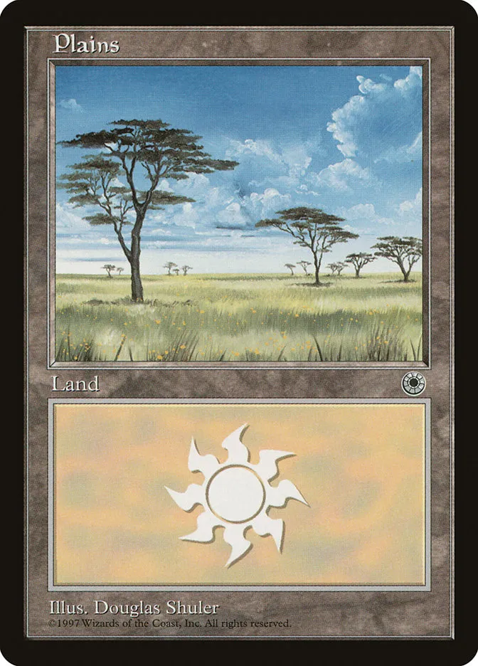 1997 Portal Plains common #196 common card image