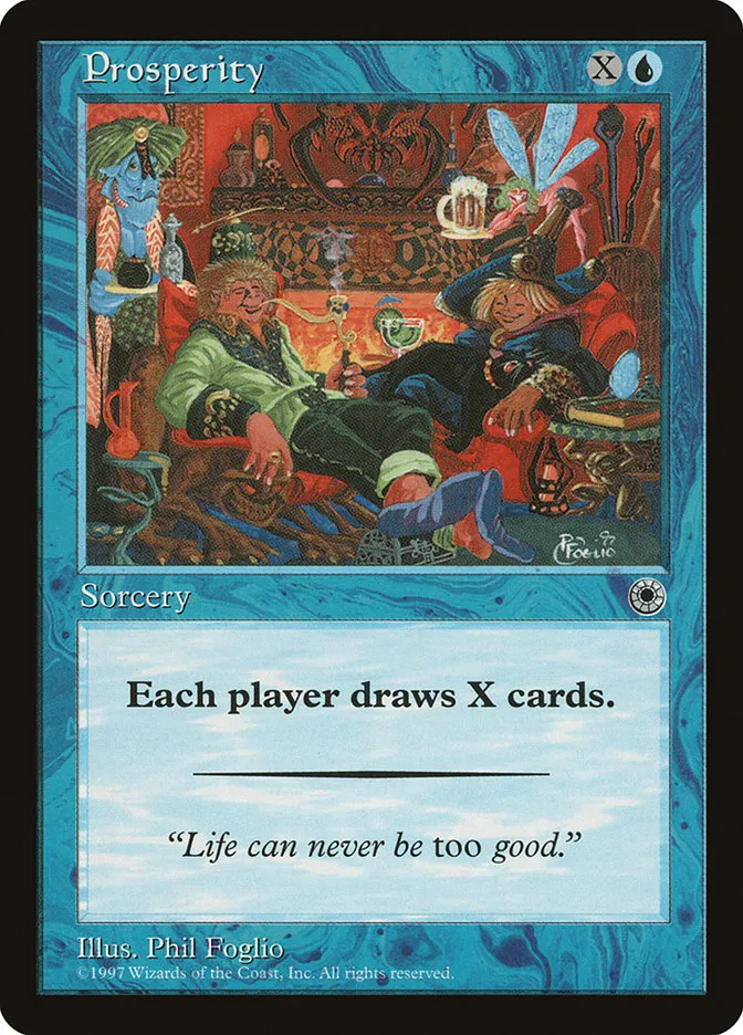 1997 Portal Prosperity rare #66 rare card image