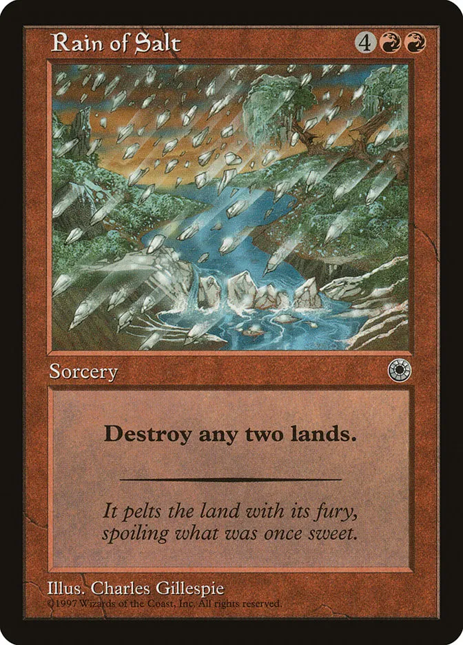 1997 Portal Rain of Salt uncommon #147 uncommon card image