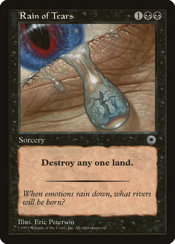 1997 Portal Rain of Tears uncommon #106 uncommon card image