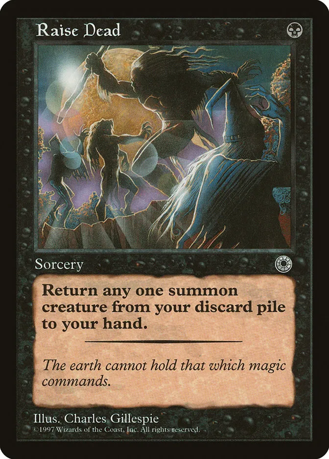 1997 Portal Raise Dead common #107 common card image