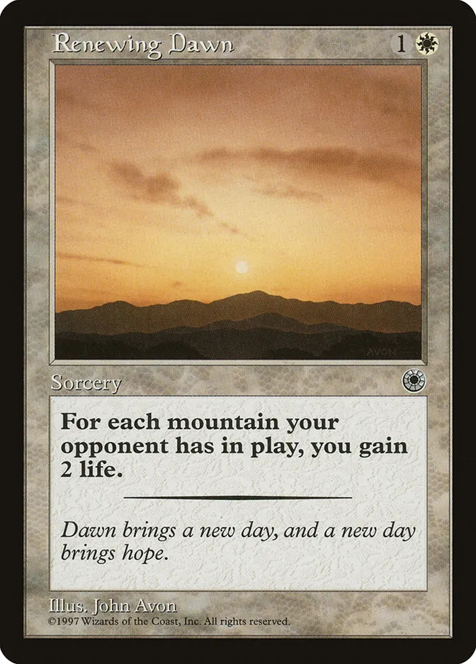 1997 Portal Renewing Dawn uncommon #23 uncommon card image
