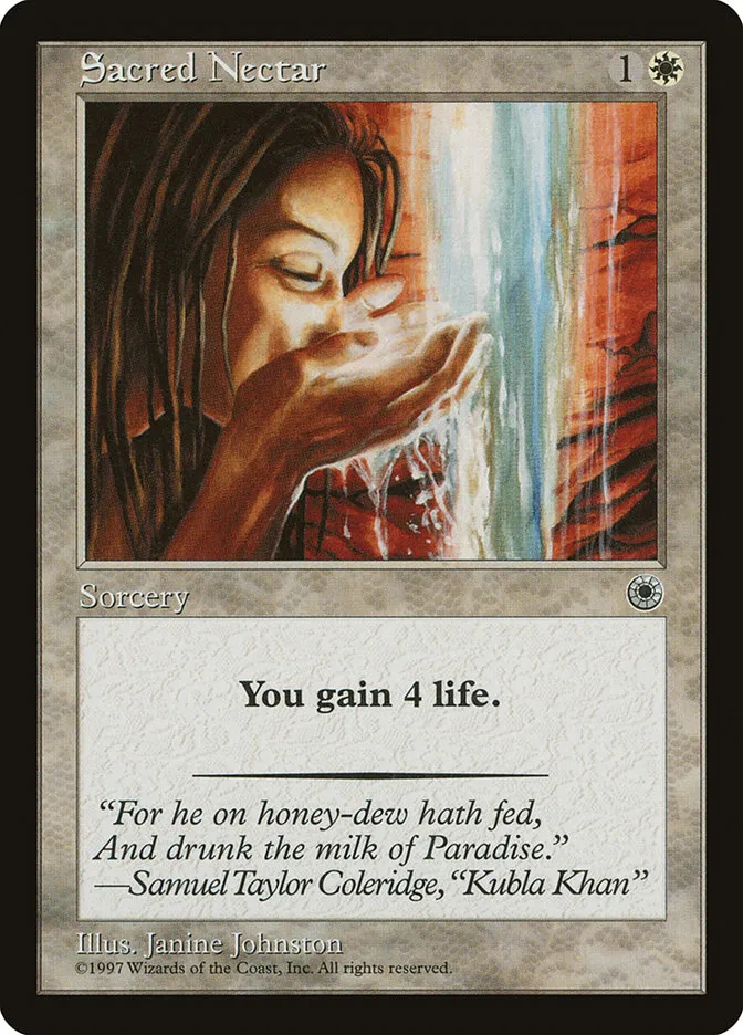 1997 Portal Sacred Nectar common #25 common card image