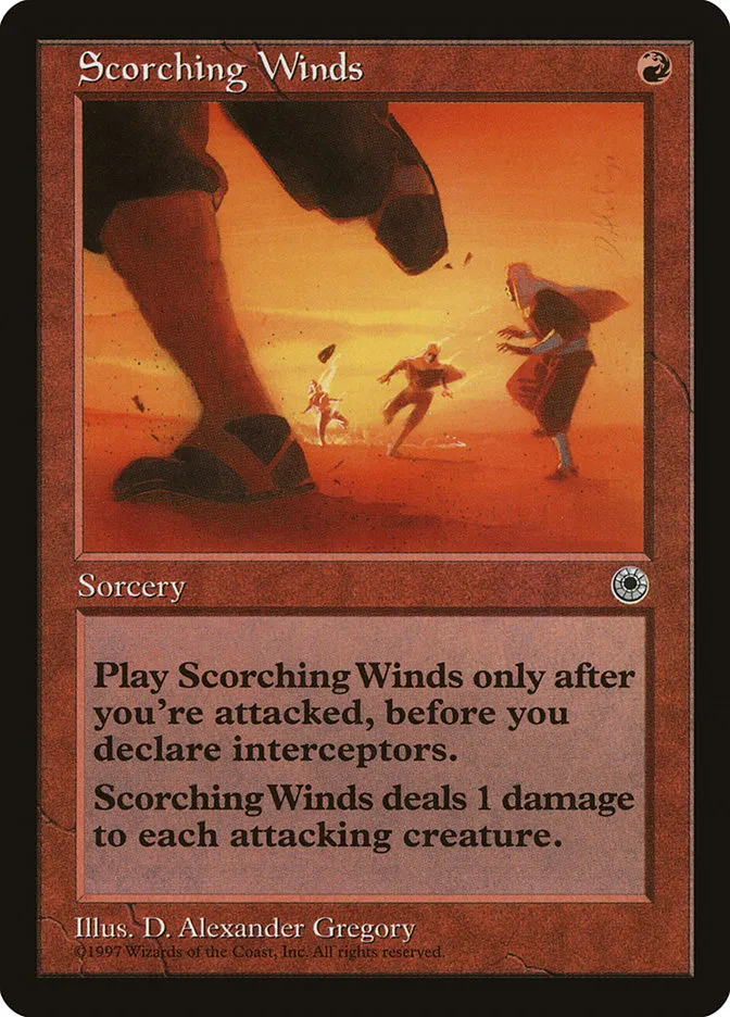 1997 Portal Scorching Winds uncommon #149 uncommon card image