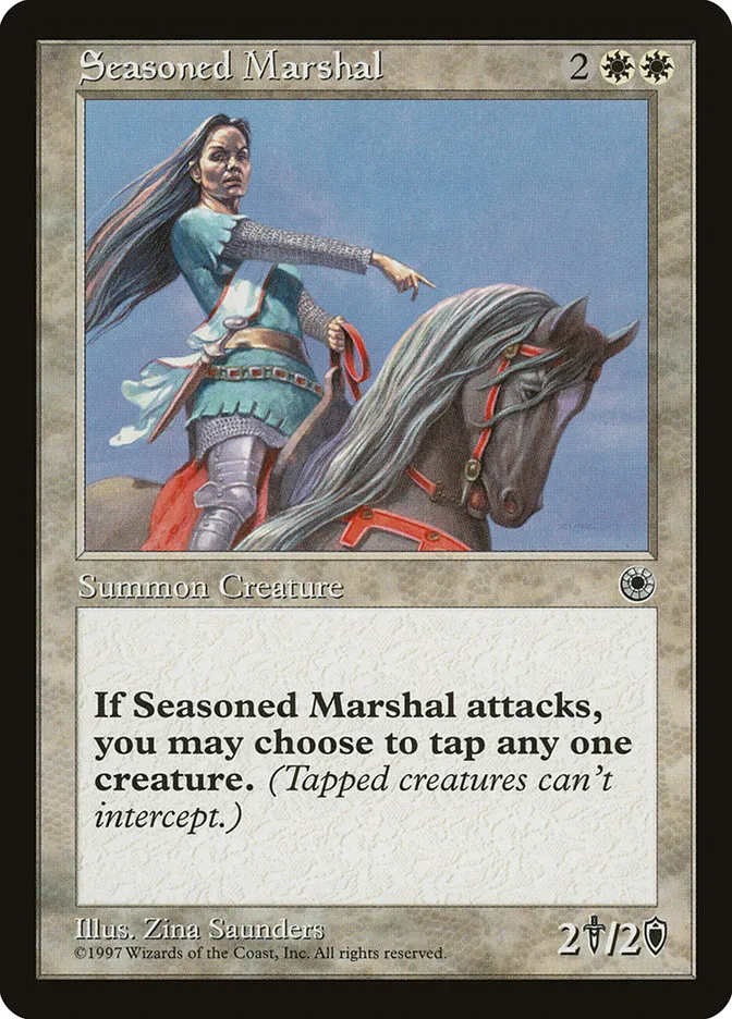1997 Portal Seasoned Marshal uncommon #26 uncommon card image