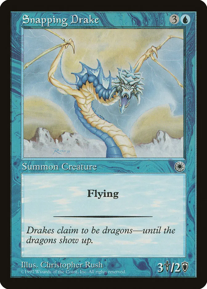 1997 Portal Snapping Drake common #67 common card image
