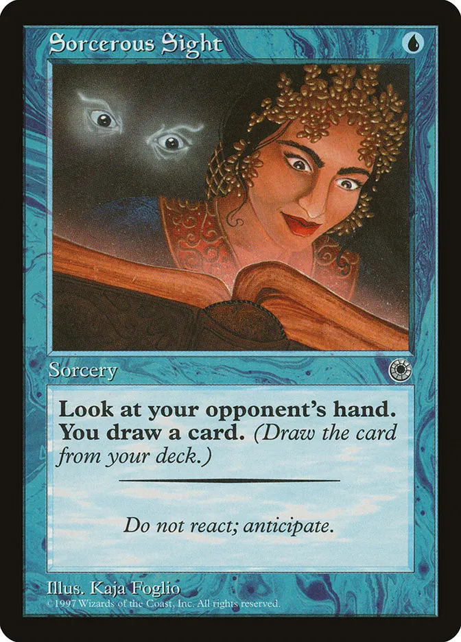 1997 Portal Sorcerous Sight common #68 common card image