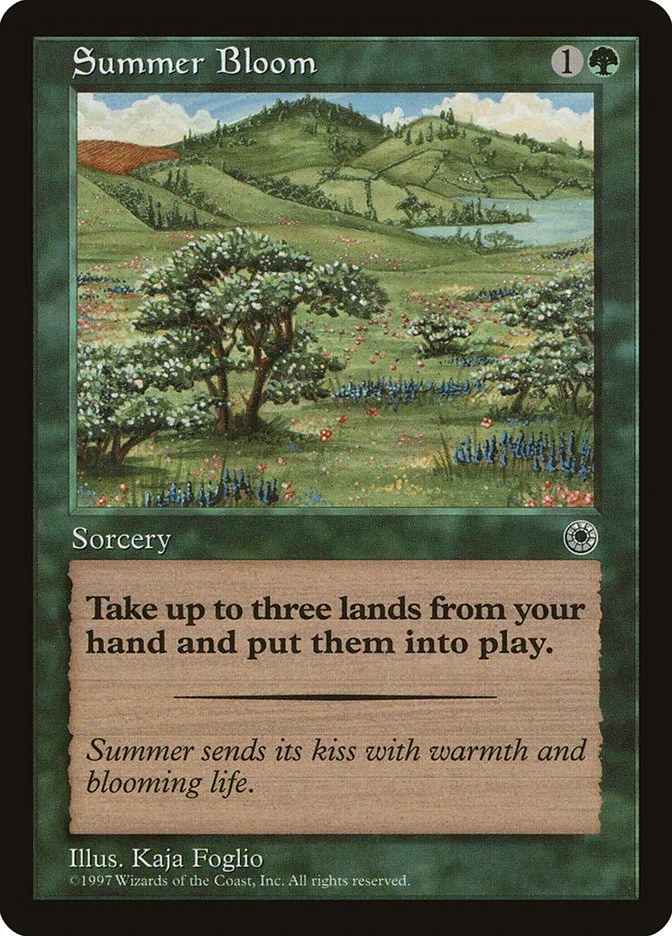1997 Portal Summer Bloom #187 rare card image