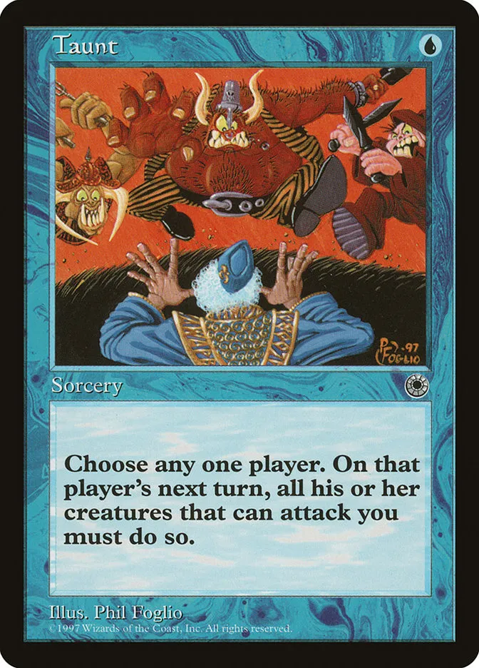 1997 Portal Taunt rare #71 rare card image