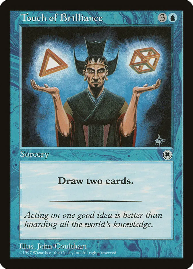 1997 Portal Touch of Brilliance common #76 common card image