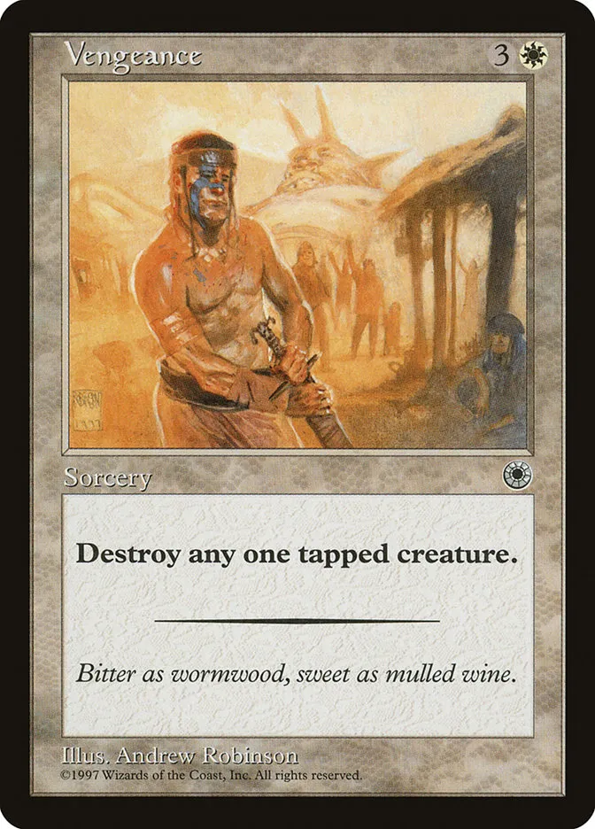 1997 Portal Vengeance uncommon #36 uncommon card image
