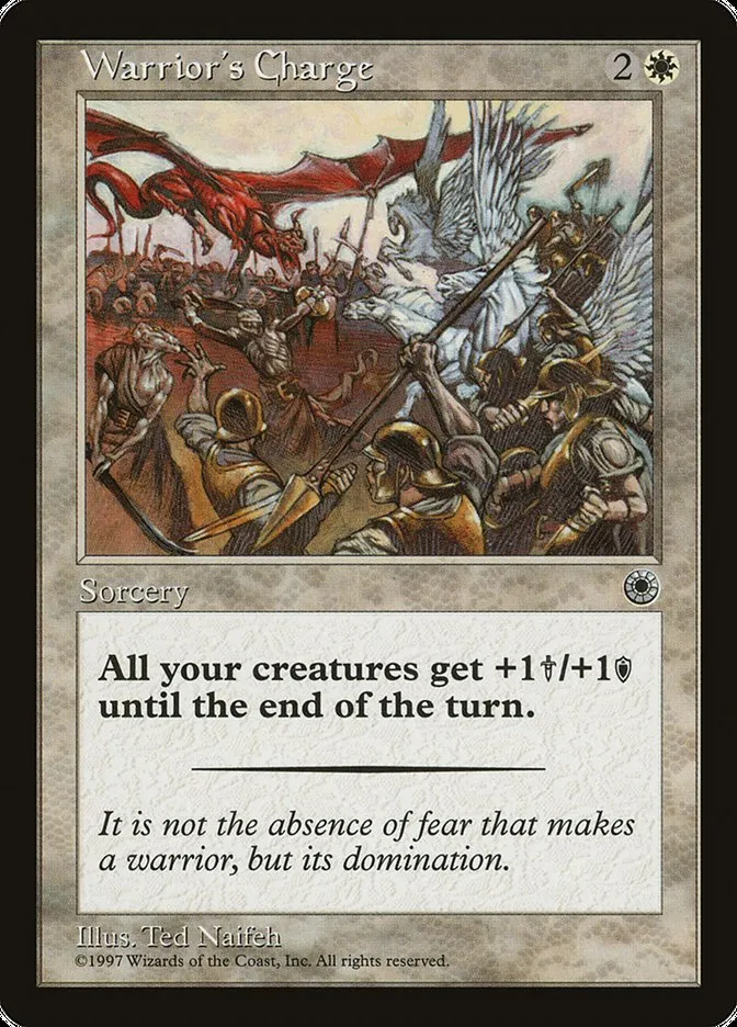1997 Portal Warrior's Charge common #38 common card image