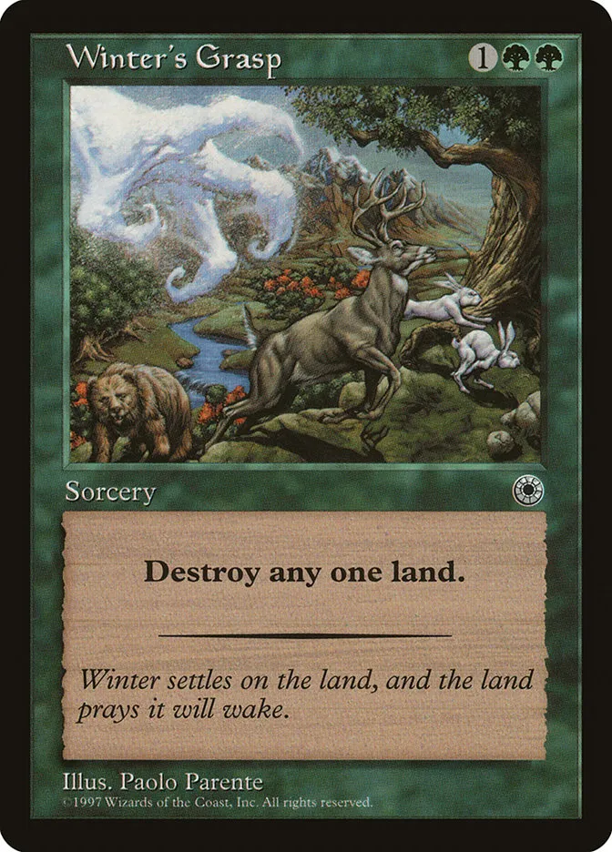 1997 Portal Winter's Grasp uncommon #194 uncommon card image