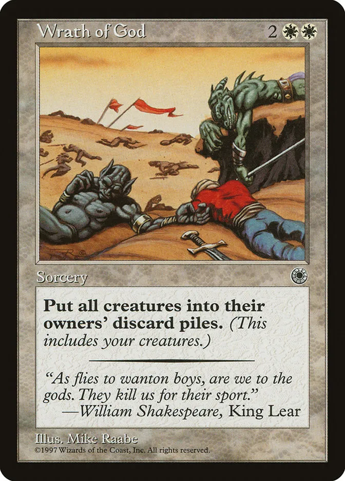 1997 Portal Wrath of God rare #39 rare card image