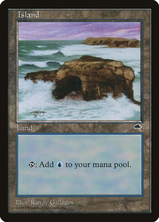 1997 Tempest Island common #336 common card image