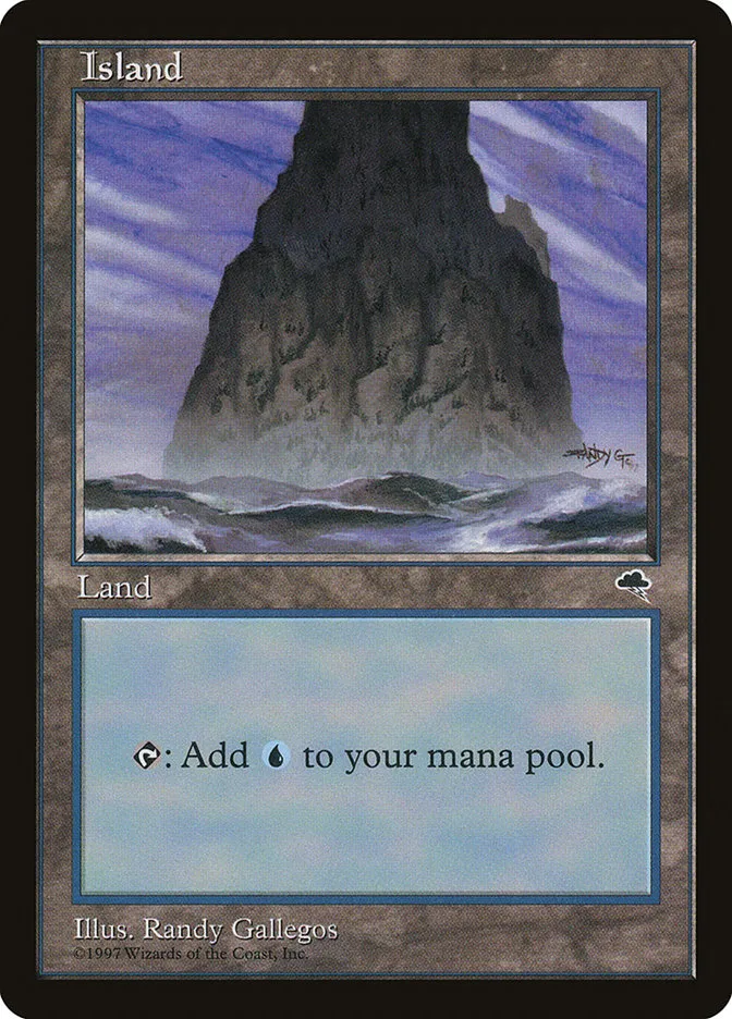 1997 Tempest Island common #337 common card image