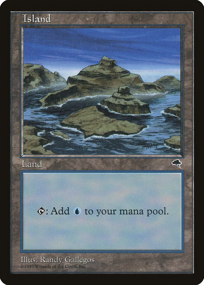 1997 Tempest Island common #338 common card image