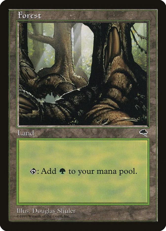 1997 Tempest Forest common #348 common card image