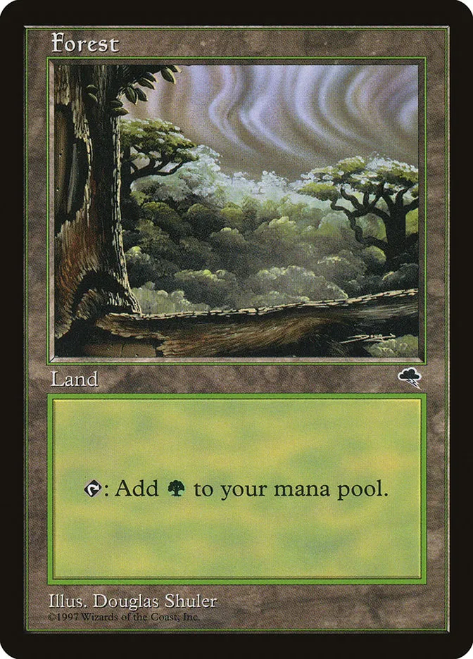 1997 Tempest Forest common #349 common card image