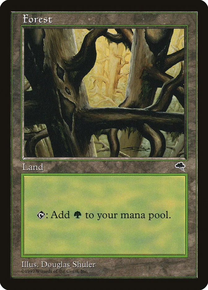 1997 Tempest Forest common #350 common card image