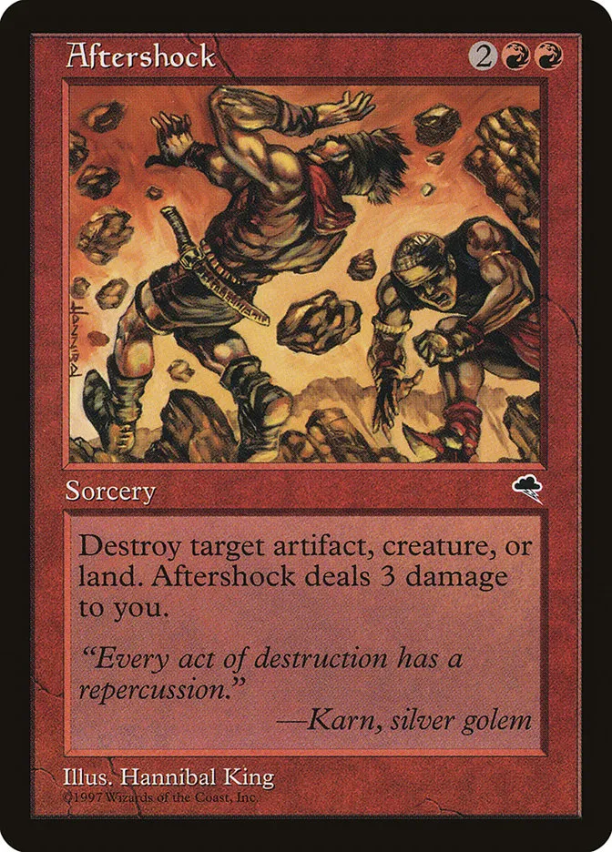 1997 Tempest Aftershock common #160 common card image