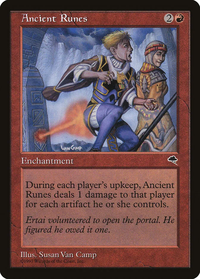 1997 Tempest Ancient Runes uncommon #161 uncommon card image