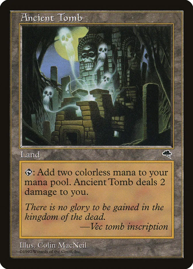 1997 Tempest Ancient Tomb uncommon #315 uncommon card image