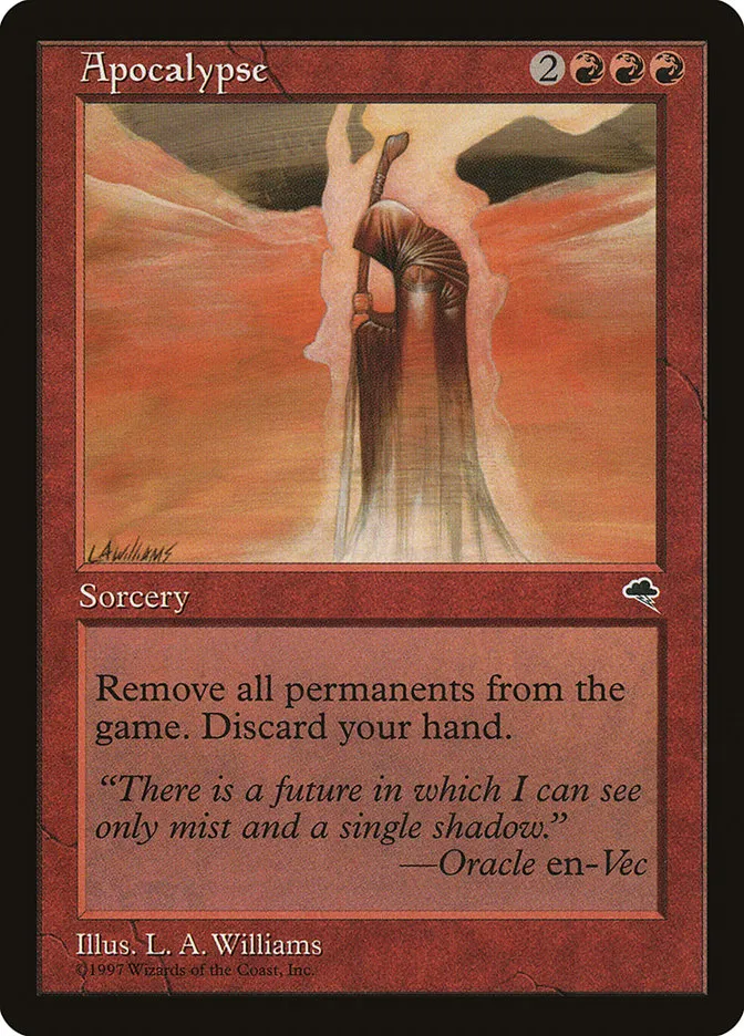 1997 Tempest Apocalypse rare #162 rare card image