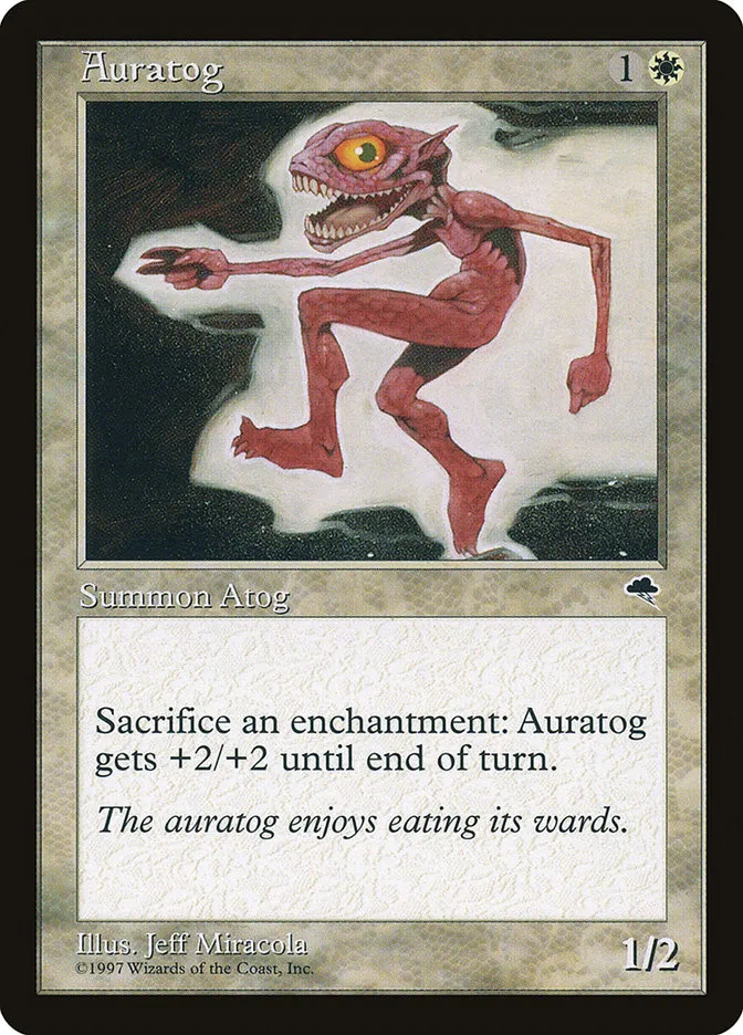 1997 Tempest Auratog rare #6 rare card image