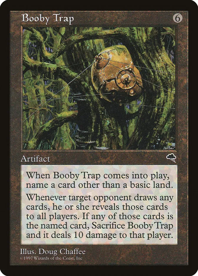 1997 Tempest Booby Trap rare #277 rare card image
