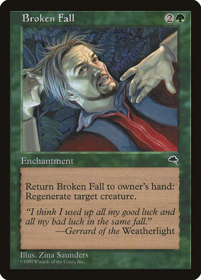 1997 Tempest Broken Fall #216 common card image