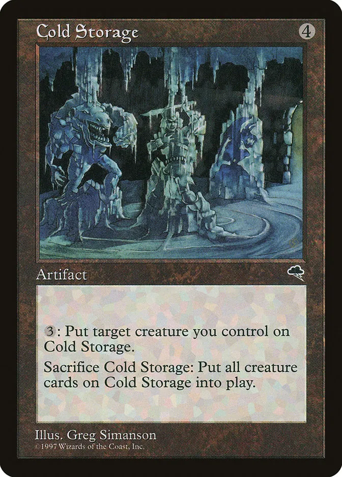 1997 Tempest Cold Storage rare #280 rare card image