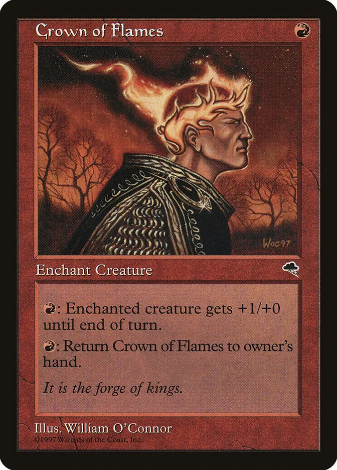 1997 Tempest Crown of Flames #169 common card image