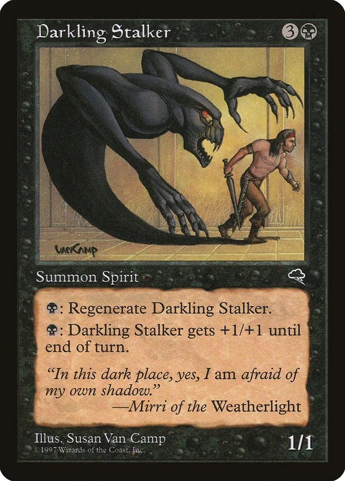 1997 Tempest Darkling Stalker common #119 common card image