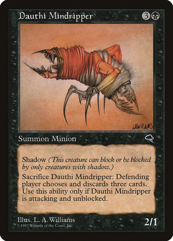 1997 Tempest Dauthi Mindripper uncommon #125 uncommon card image