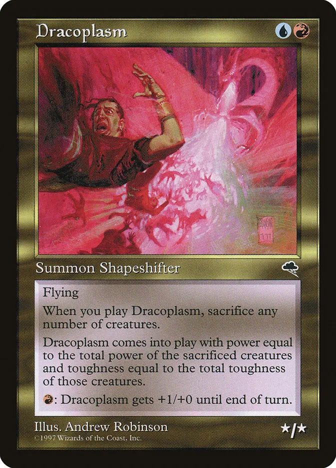 1997 Tempest Dracoplasm #266 rare card image