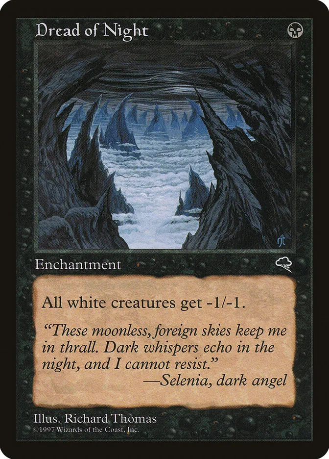 1997 Tempest Dread of Night #130 uncommon card image