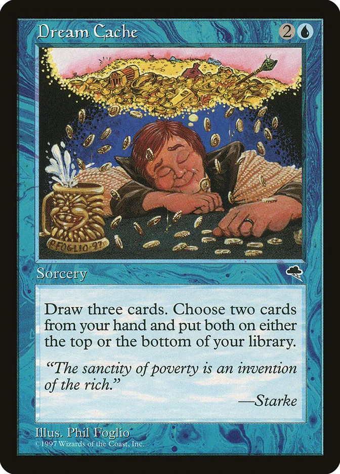 1997 Tempest Dream Cache common #59 common card image