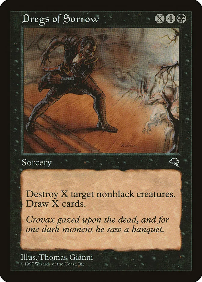 1997 Tempest Dregs of Sorrow #131 rare card image